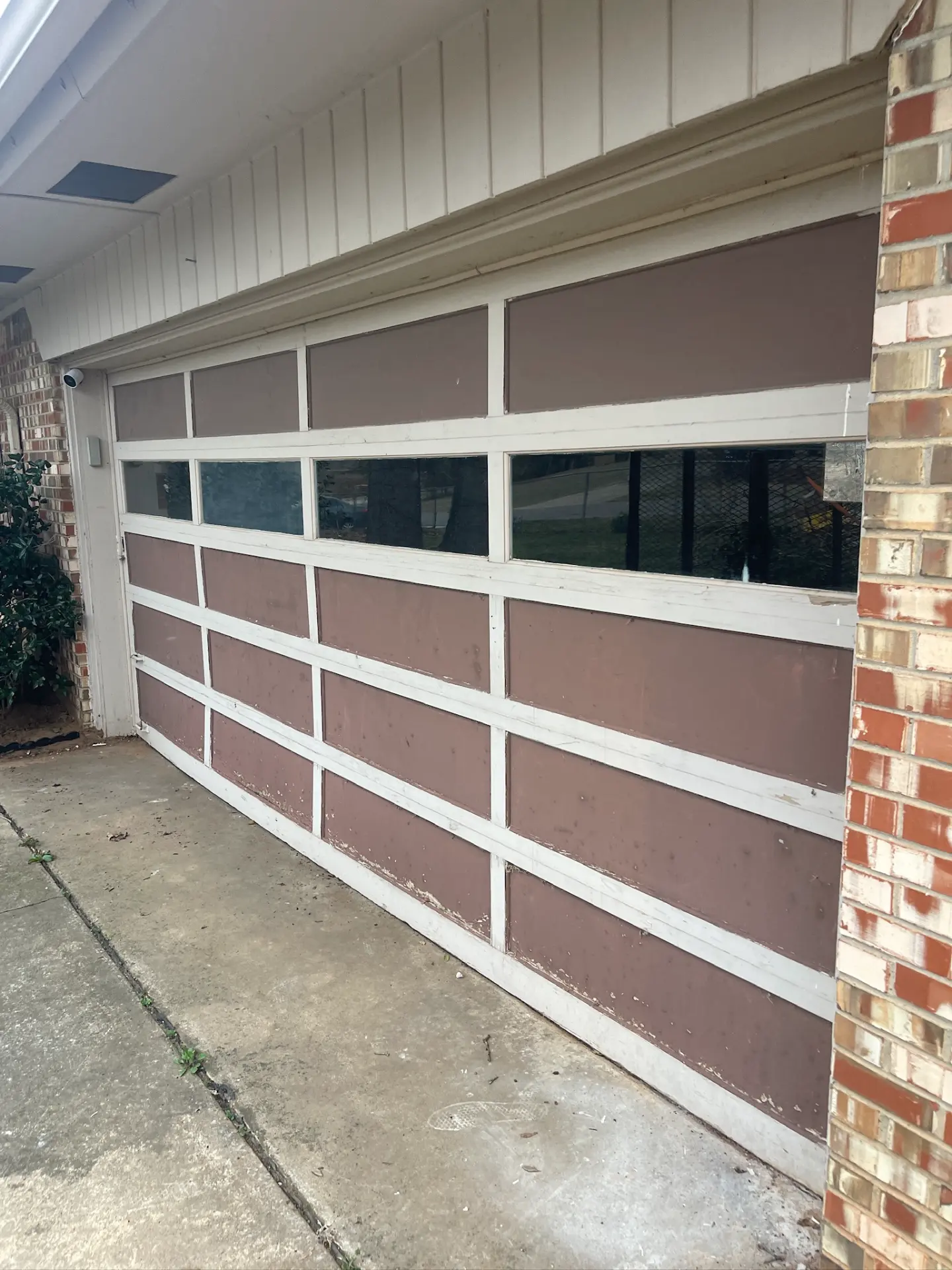 Garage Door Repaint before